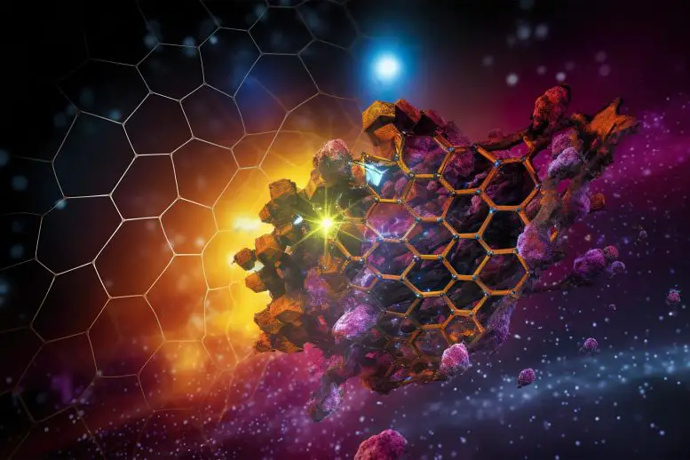 Webb Space Telescope Organic Molecule Discovery Concept Art