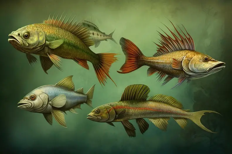 Fish Evolution Art Concept